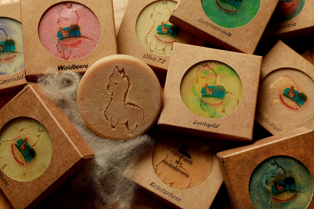 Keratinseife, aus der Faser unserer Tiere