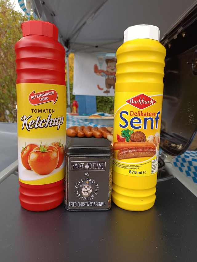 Condiment's bundle (Ketchup, mild Mustard, sauteed spice mix for our sauteéd poatoes