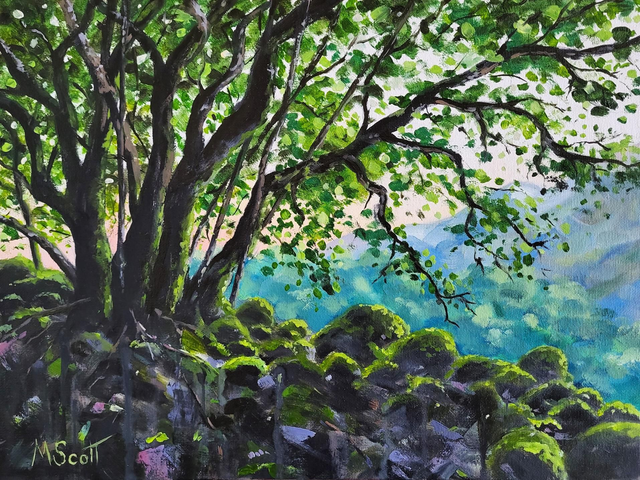 Mossy tree - original
