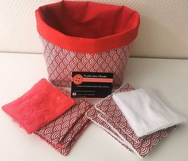 Panière et ses cotons motifs