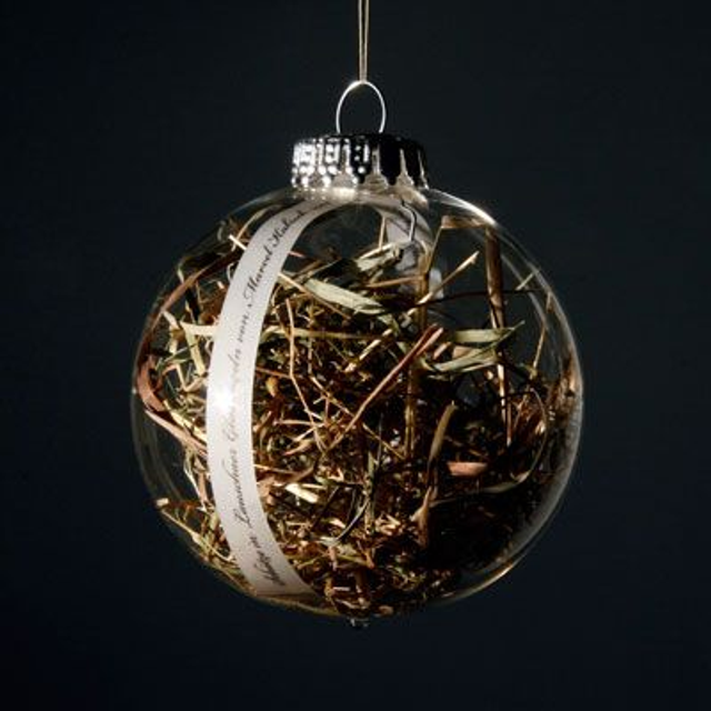 Winterliche Schätze "Heu", D 100 mm