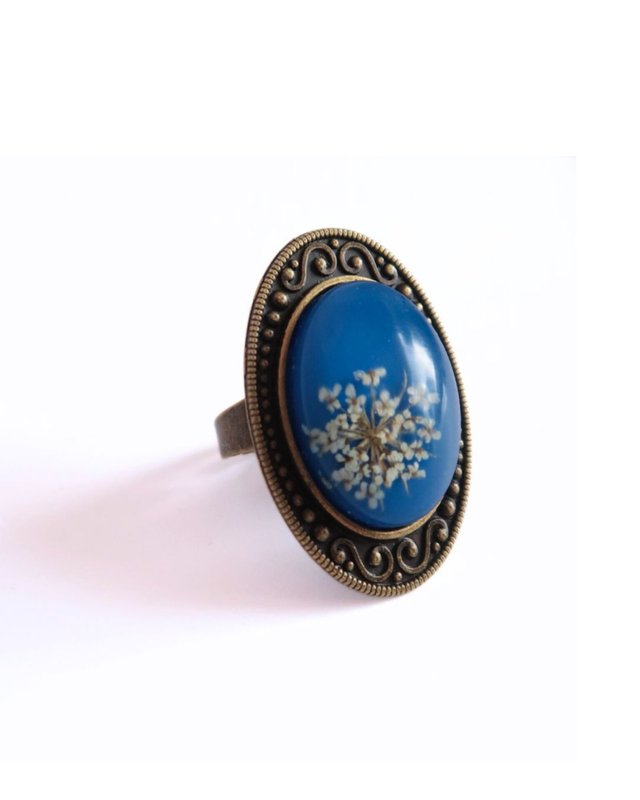 Bague fleurie baroque Captivante | BA044 | Ombelles