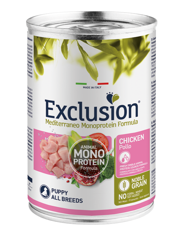 EXCLUSION ALLBREEDS PUPPY POLLO