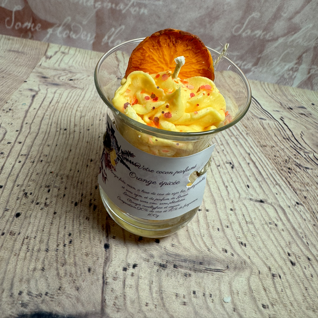 Bougie exquise orange épicée