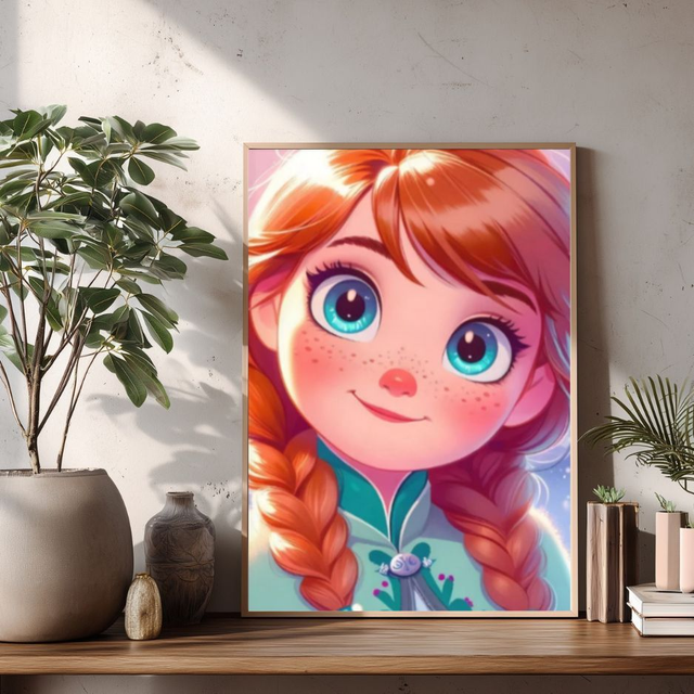 Affiche anna - Reine des neiges