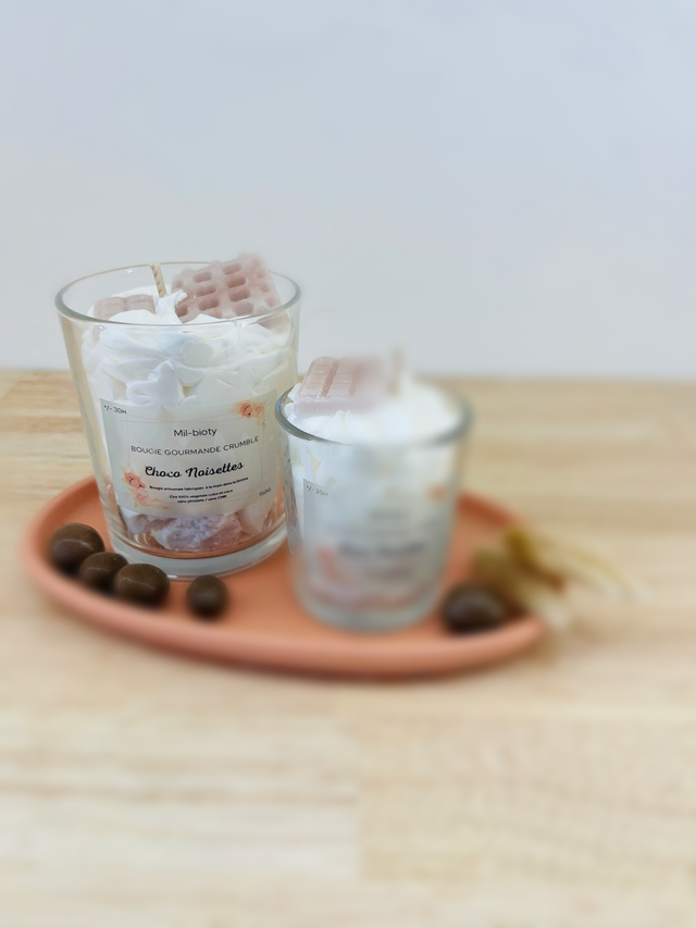 Bougie gourmande : Choco Noisettes