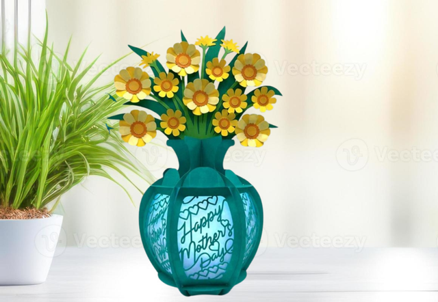 Lanterne Pâquerette jaune