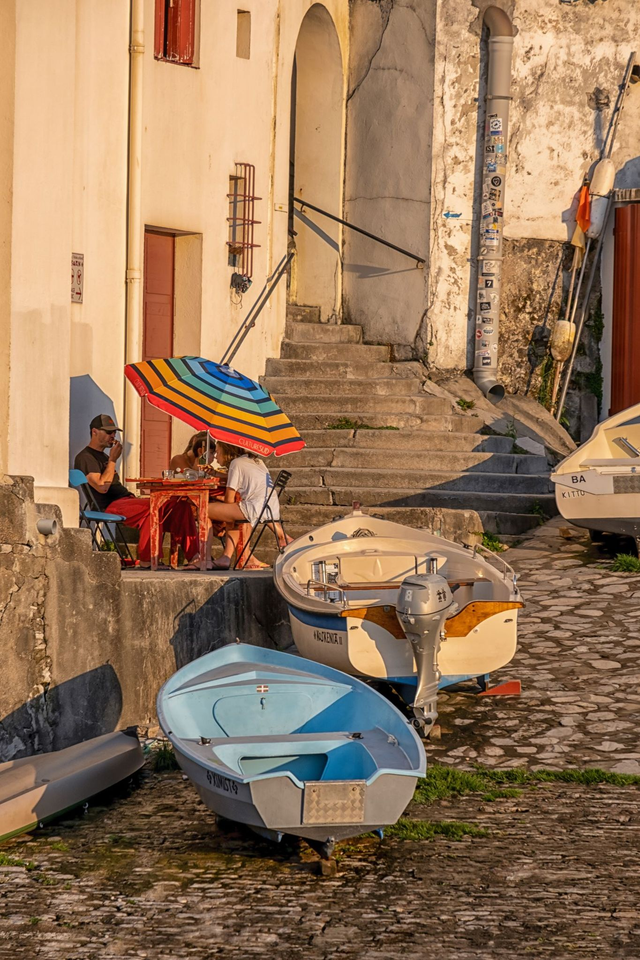 Embarquement multicolore 30x45