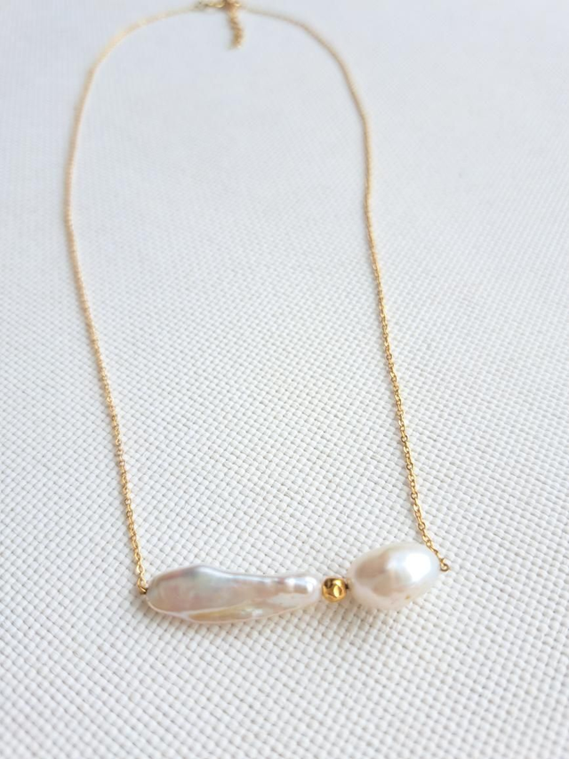 NAÏA gold-filled  -perles d’eau douce - collier 