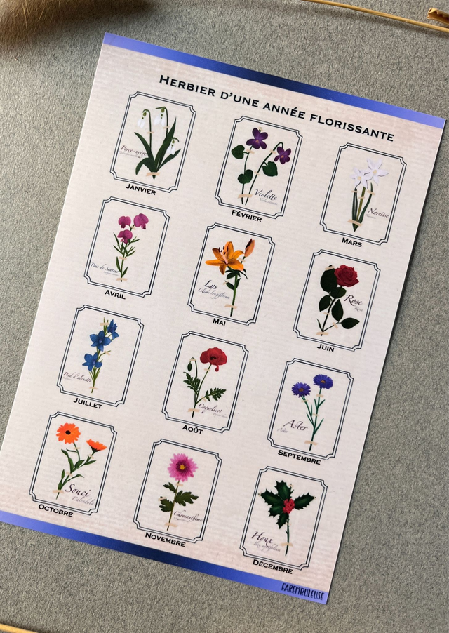 Affiche bonus. L'herbier d'une année florissante