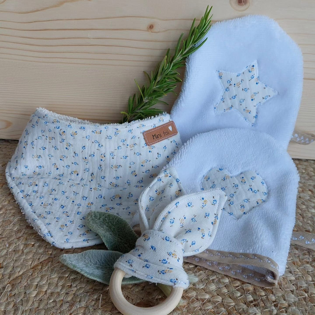 Coffret &quot;fleurettes&quot; pièce unique   