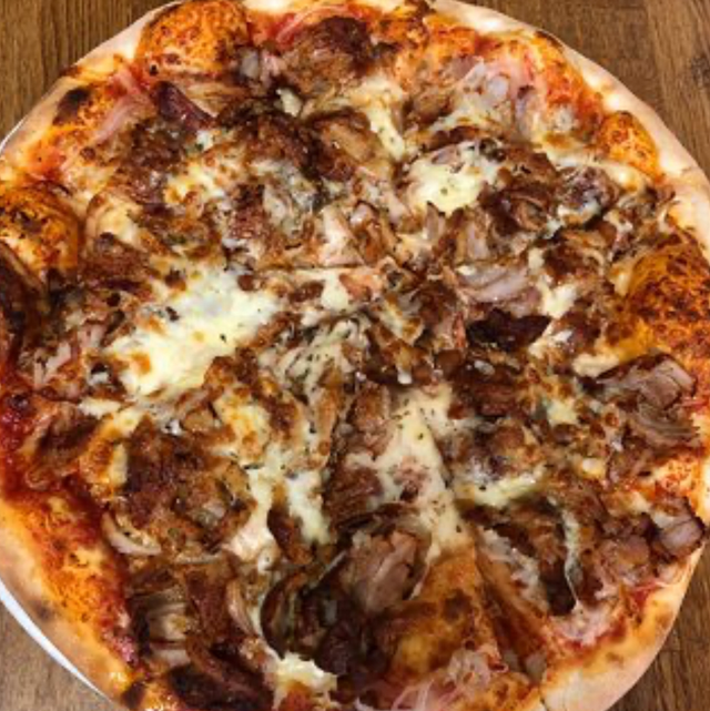 10” doner pizza