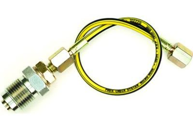 MDE Hose Assembly, DIN Male x 1/8&quot; BSP Female HP Hose