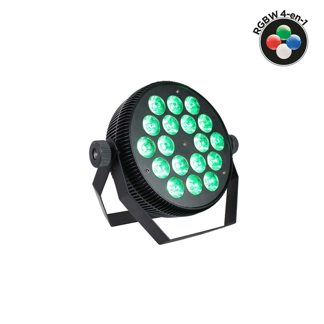  POWER LIGHTING PAR SLIM 18x10W QUAD 