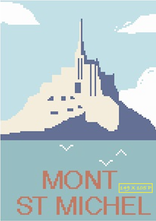 Grille le "Mont st Michel"