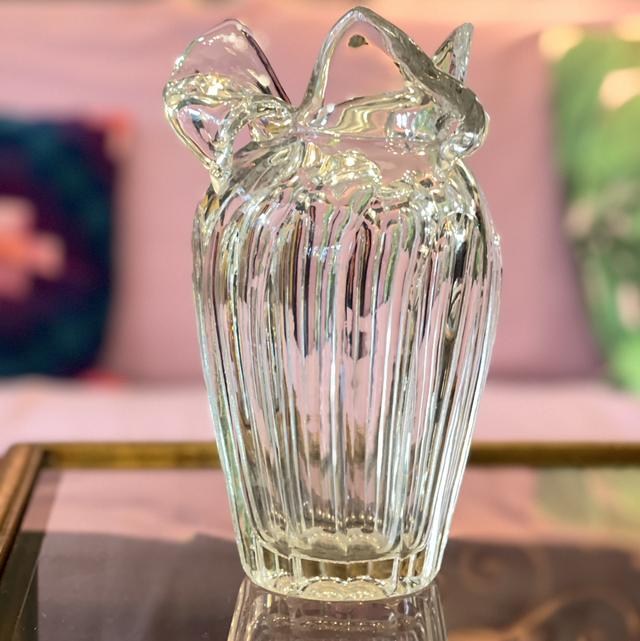 Vase aus Glas Unikat  handarbeit