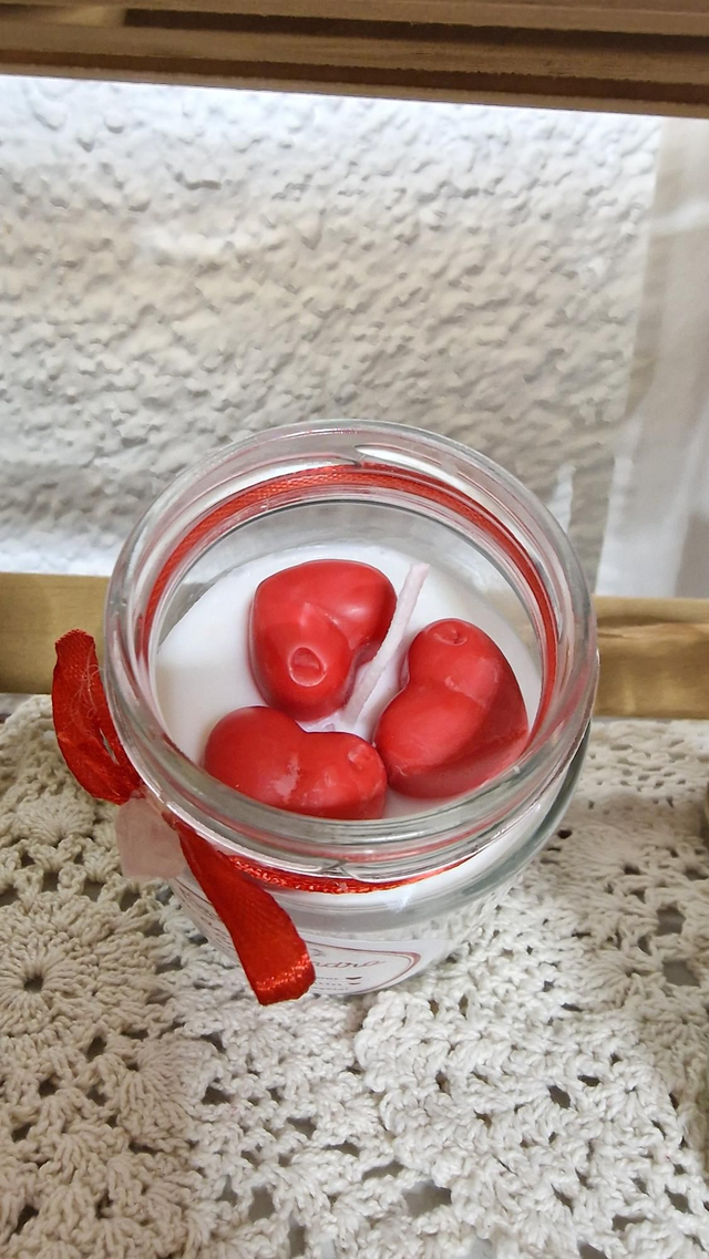 Vela Flor de almendro y miel/edición San Valentín 