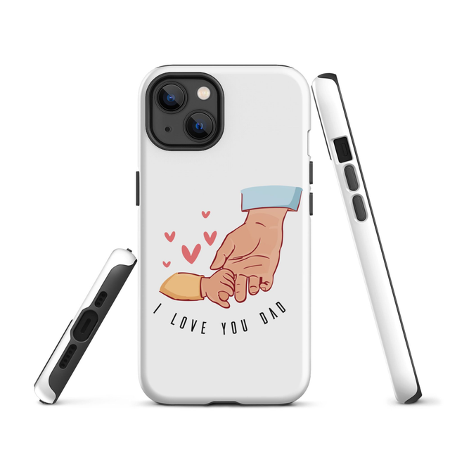  Cover iPhone rigida I love you Dad 