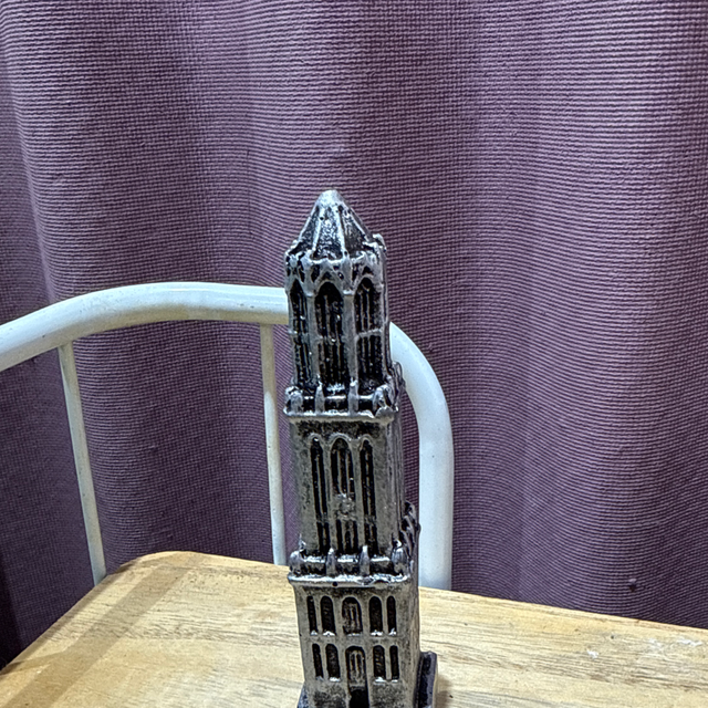 Domtoren - steen 12 cm (kleur zilver)