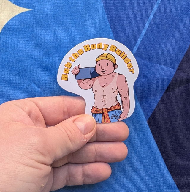 Bob the Body Builder Sticker
