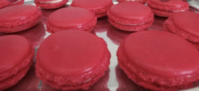 Macaron framboise 