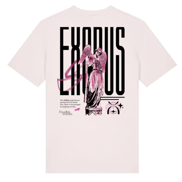 T-shirt &quot;Sad Angel&quot; (Blanc vintage)