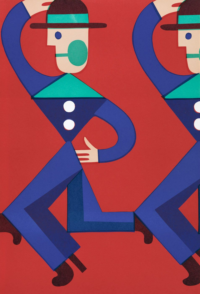 Signierter Linolschnitt von Christoph Ruckhäberle