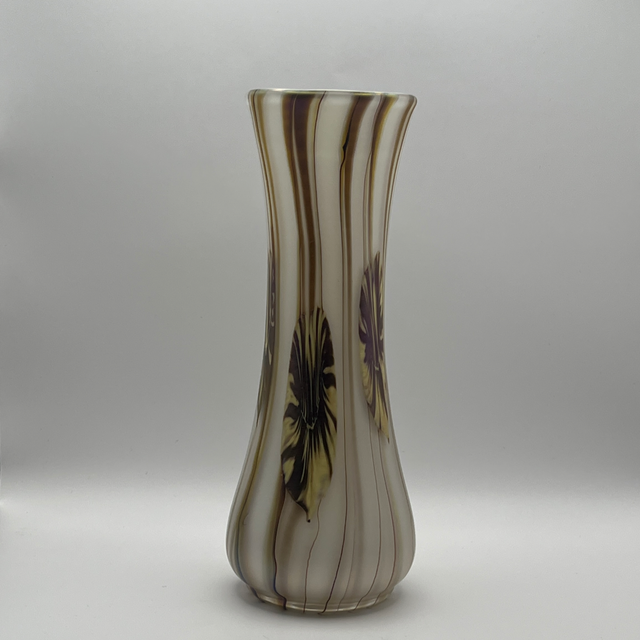 Okra Vase by Richard Golding, signed.