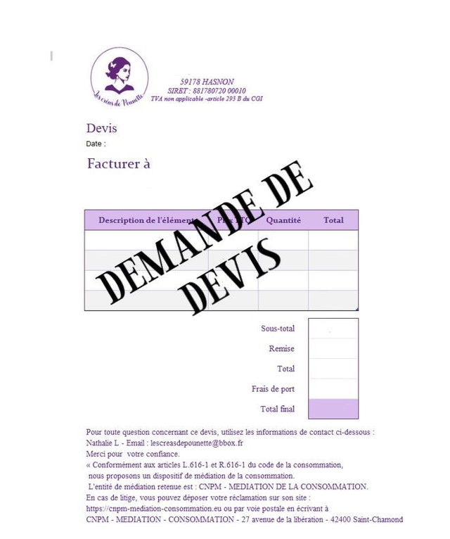 Demande de devis pour stickers personnalisés