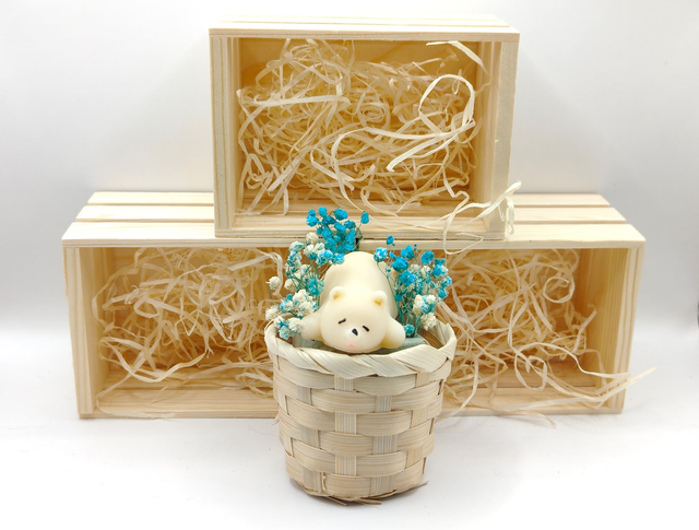 ☁️ L'Ourson Paisible - Décoration &amp; Fondant 2-en-1