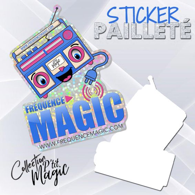 STICKER P&#039;TIT MAGIC PAILLETE