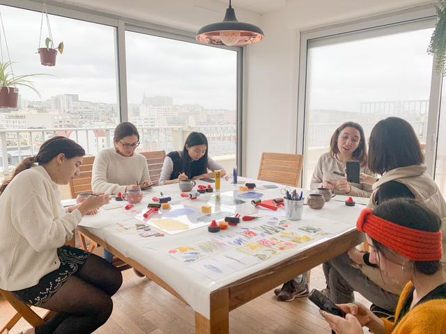 Atelier Découverte de l’Estampe chez Artivistas – une séance