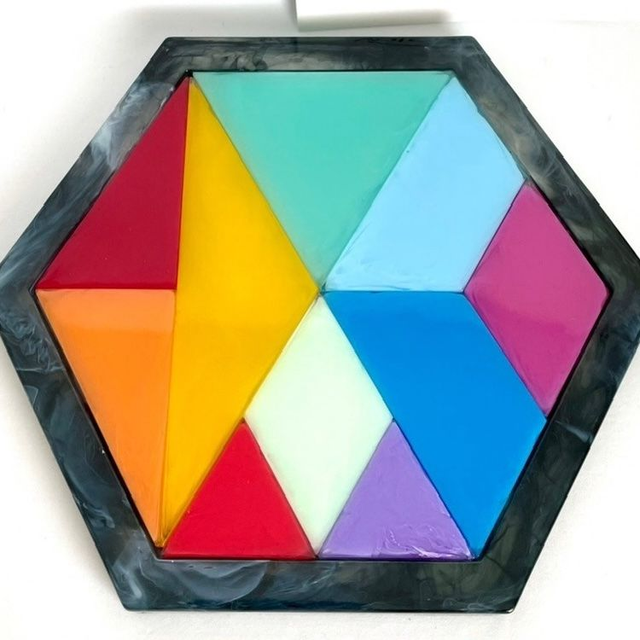 Casse tête hexagonale 10p