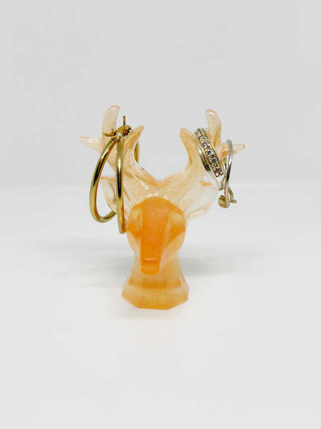 Tête de cerf porte-bijoux