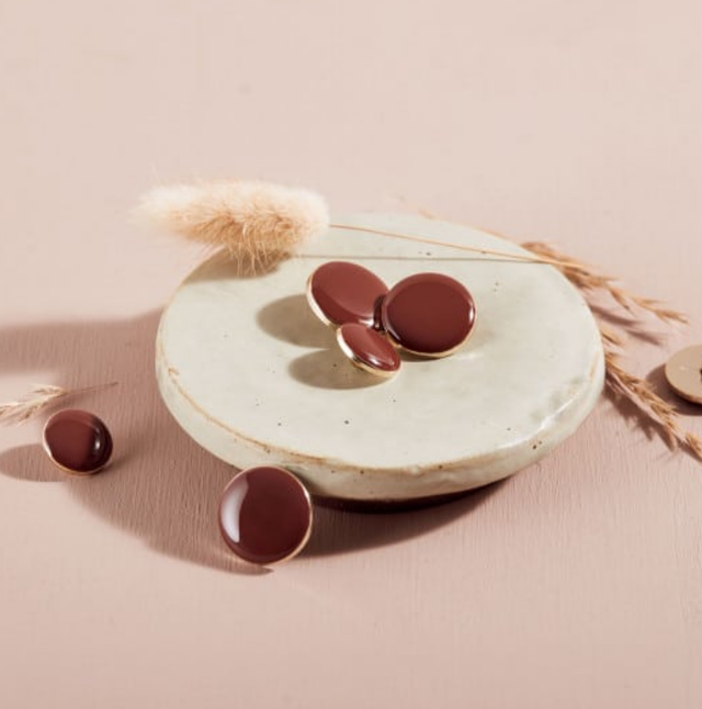 Dotty 20mm Chestnut - Atelier Brunette