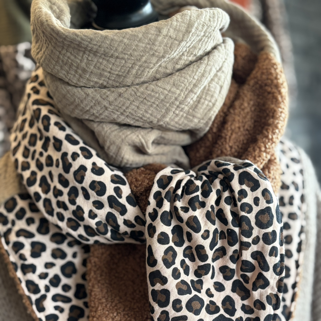 ÉCHARPE COCOON SABLE CHIC 