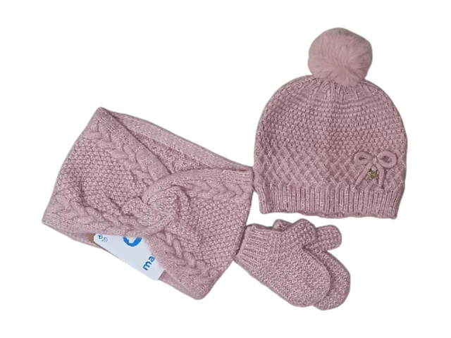 Bonnet + cache-cou + moufles