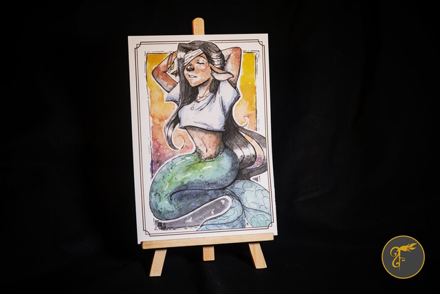 Illustration Sirène - print A5