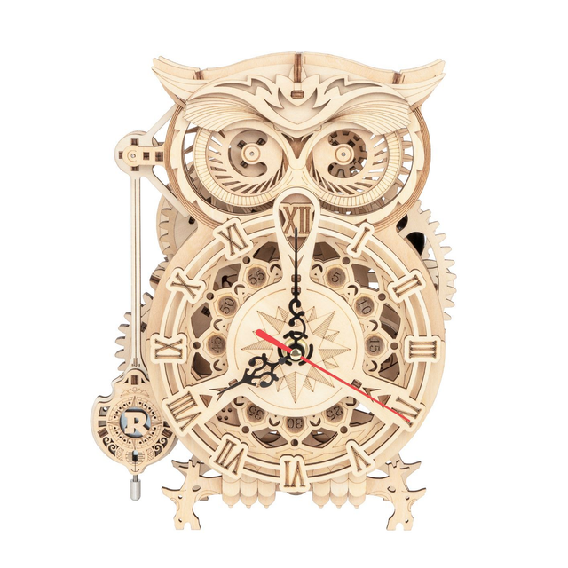 Robotime Owl Clock