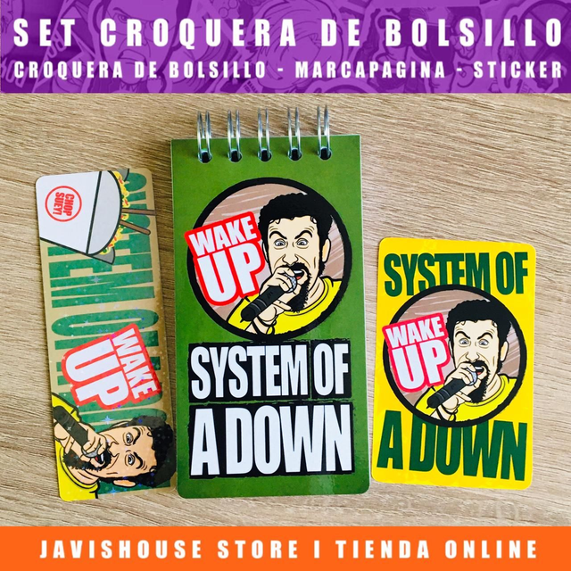 Set Croquera System of a Down 