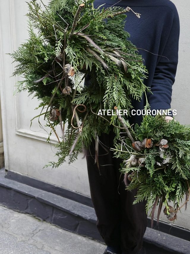 Atelier couronnes de Noël 