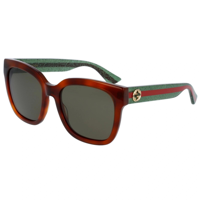 Gucci GG0034S - 003 Havana Rettangolare 