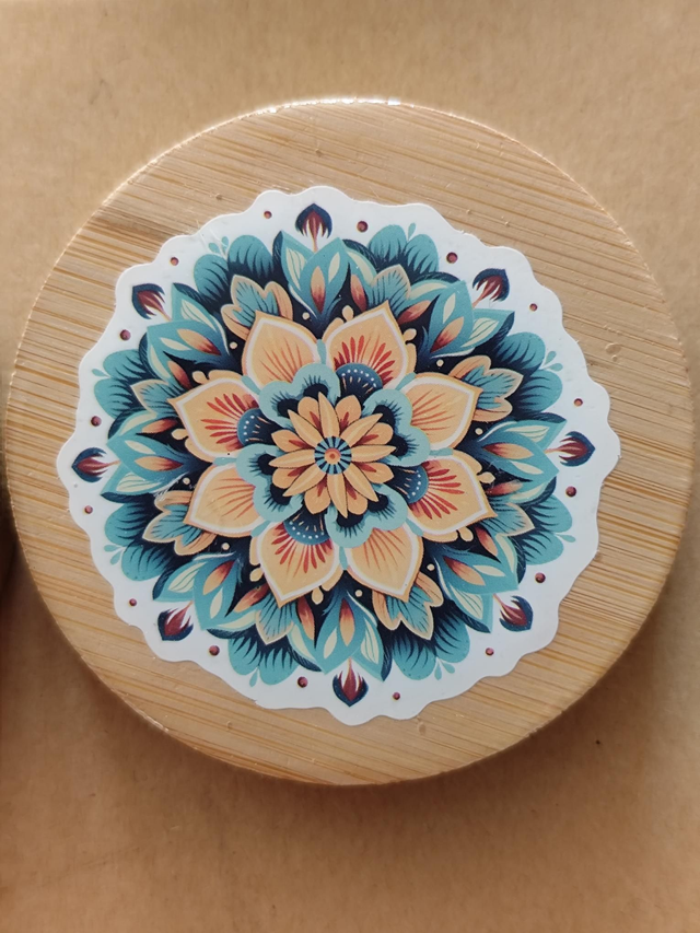 Décapsuleur mandala magnétique frigo