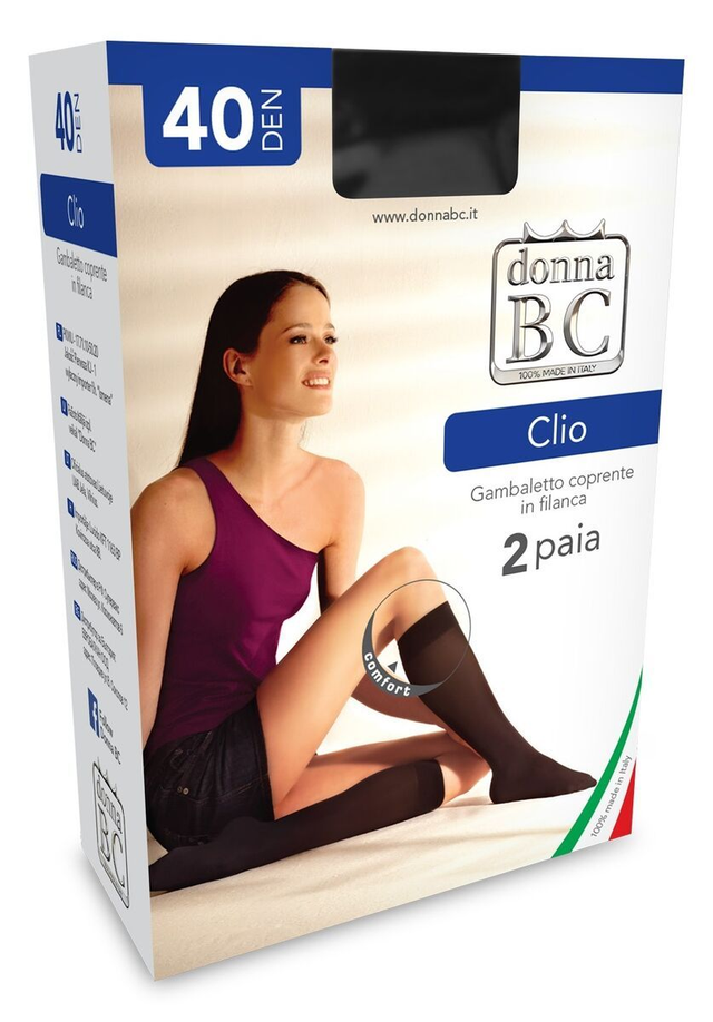 GAMBALETTO CLIO 40 BIPACK DONNA BC 6 pezzi