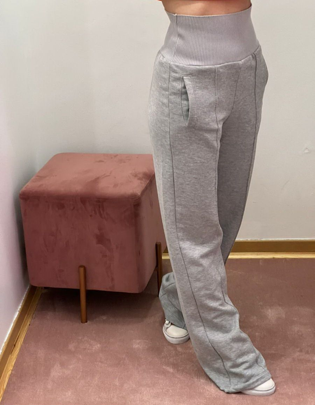 72678251 - SHOP ART Pantalone donna vita alta in cotone   comfy urban casual