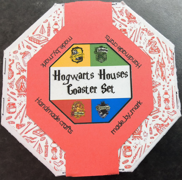 Hogwarts house 4 Coaster box set