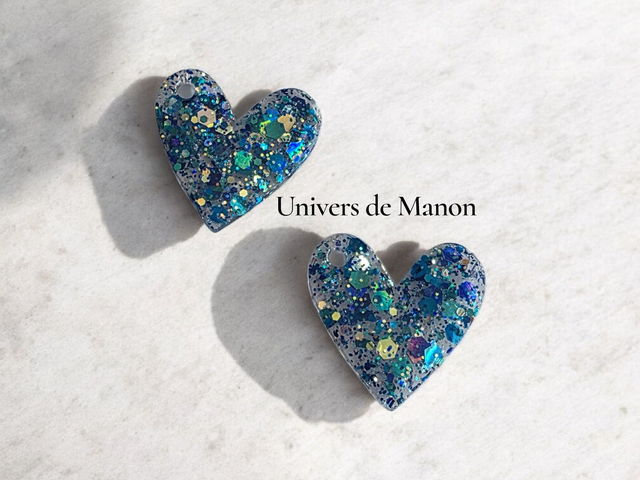 Pampilles Coeur  25 mm   