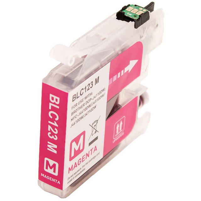 Brother LC121XL LC123 Magenta 