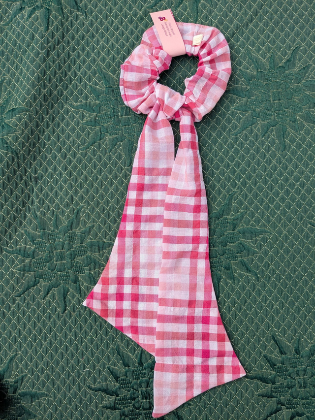 FOULCHIE à carreaux Rose Fushia