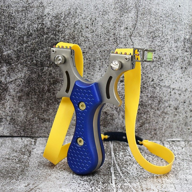 Lance Pierre Compétition Inox G10 bleu - (2 bandes)